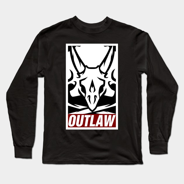 outlaw Long Sleeve T-Shirt by Wtfosaurus